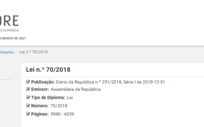 Grandes Opções do Plano para 2019
