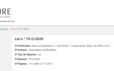 Lei das Grandes Opções para 2021-2023