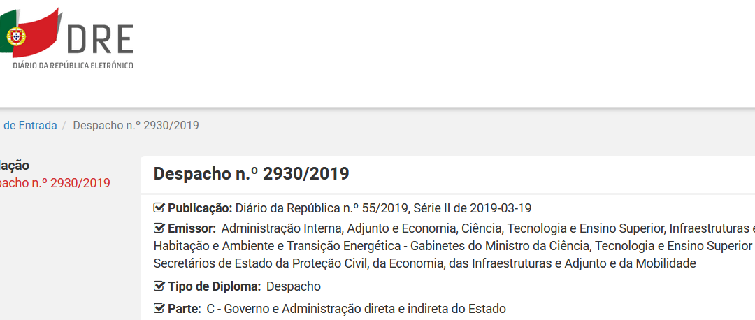 Grupo de Trabalho para Estudo às Alterações Legislativas para Introdução de Tecnologias ligadas à Condução Autónoma no Sector Automóvel